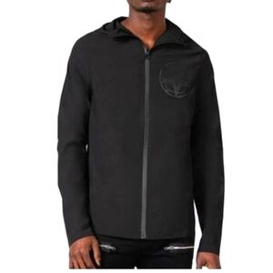 Men's Black Hooded Jacket